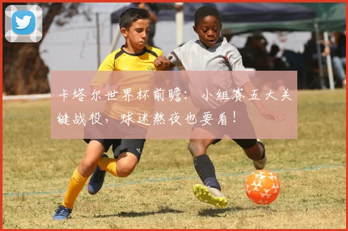 卡塔尔世界杯前瞻:小组赛五大关键战役,球迷熬夜也要看!